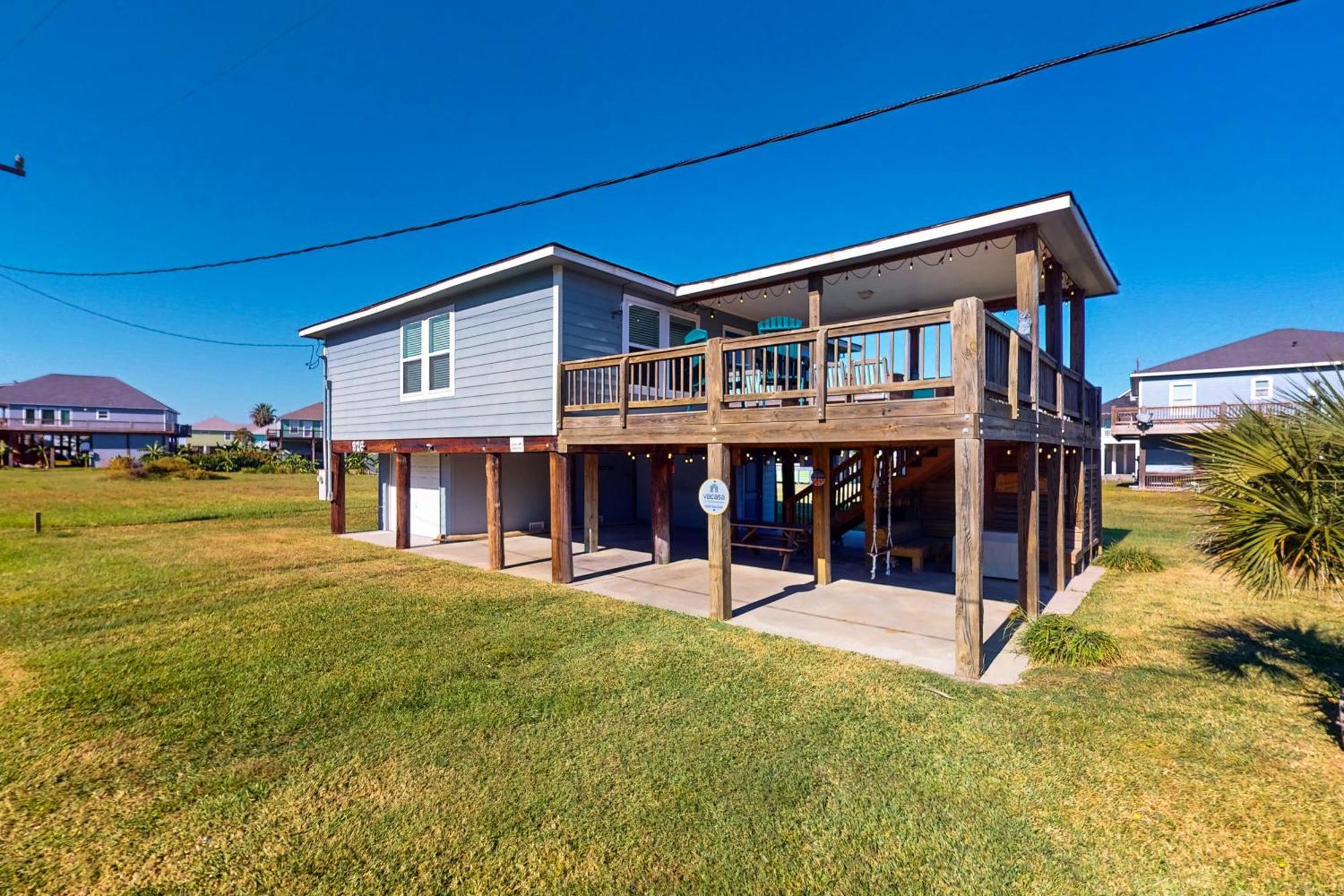 Turtle Sea-Renity Beach Cottage Crystal Beach Bagian luar foto